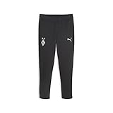 Offizielles Teamwappen PUMA Herren Borussia Mönchengladbach Casuals Trainingshose XXLBlack Flat Medium Gray