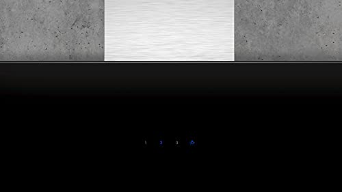 Siemens 90 cm Wall Mounted Cooker Hood, Made In Germany, 3 Years Warranty, Glass Black,Lc96Kaj60M