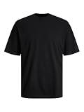 Jack & Jones Camiseta para Hombre Jjebradley SS Noos Pls, Negro, 6XL