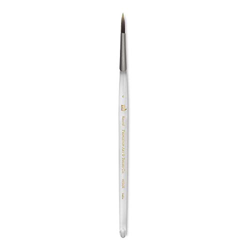 Princeton Glacier Paintbrush, Size 4, Clear Acrylic