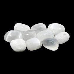 CrystalAge Selenite Tumble Stone (20-25mm) - Single Stone