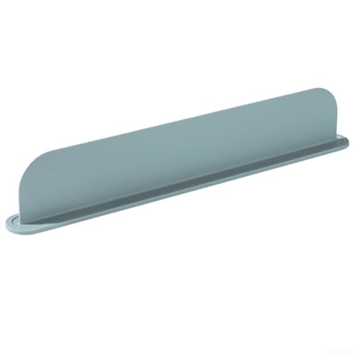 YJDOORPLAY Paraspruzzi in silicone per lavello, barriera contro gli schizzi d'acqua, protezione per piano di lavoro, 49 x 5 x 8,5 cm, per cucina (grigio)