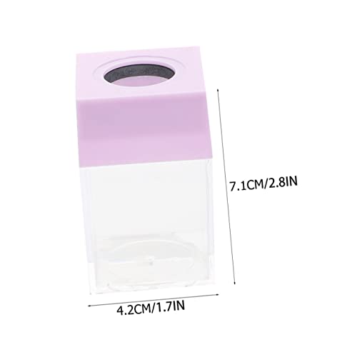 Boîtes carrées transparentes pour petits objets et vis de bureau - 7