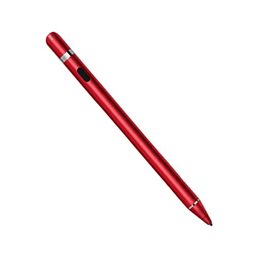 Stylet haute précision rouge rechargeable pour éviter les traces sur écran