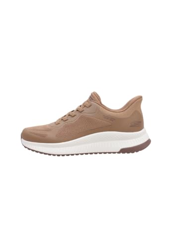 Skechers Zapatillas Deportivas sin Cordones Bobs Sport Squad Chaos 4 para Hombre, Castaño, 50.5 EU