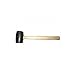 Rubber Mallet, Hickory, 16 Oz