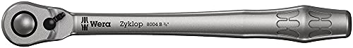 Wera 05004034001 8004 B Zyklop Metal-Knarre mit Umschalthebel mit 3/8Zoll-Antrieb, 3/8 Zoll x 222.0 mm