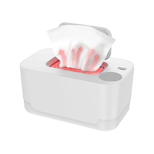 Image of Baby Wipe Warmer, Baby Wet Wipes Dispenser with Heating, for Newborns Even Heating Portable Thermostat Baby Wipes Heater
