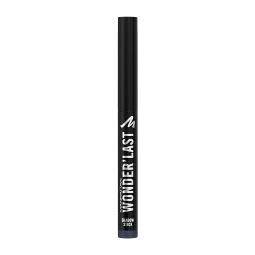 Manhattan Wonder'Last Shadow Stick 011 Blueberry BBY, intensiver und hochpigmentierter Eyeshadow-Stift