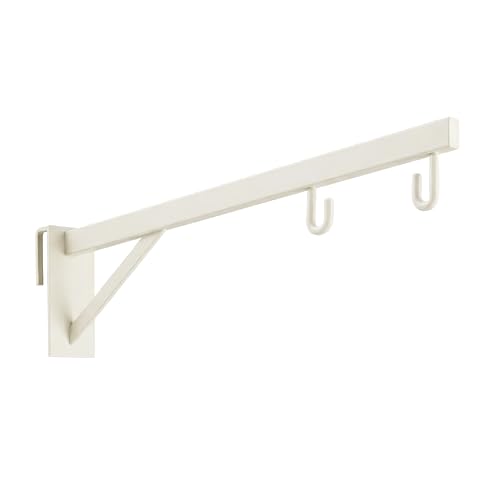 Image of Baby Window Cradle Hanger | Up to 35 Kg Metal Rod | Hook and Paint Protection Shield | (White, 70 cm)