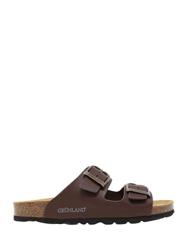 Chaussons femmes noirs en cuir re-souple anatomique Grunland SARA confort
