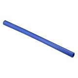  TOP-VIGOR Mango de tubo de espuma de 0.7 pulgadas de diámetro interior de 1/4 pulgadas de grosor de pared de 20 pulgadas de grosor, color azul antideslizante para fitness, soporte de mango de