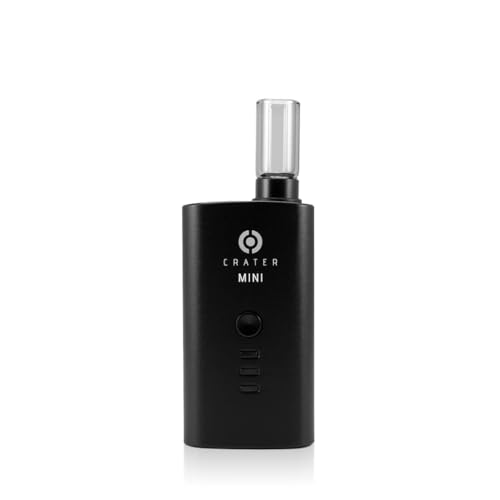 Vaporizador de hierba seca, CRATER MINI Vaporizador portátil con batería de litio integrada, garantía de 2 años