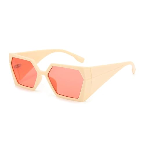 Lunettes de soleil à jambe large et monture oversize pour homme et femme tendance