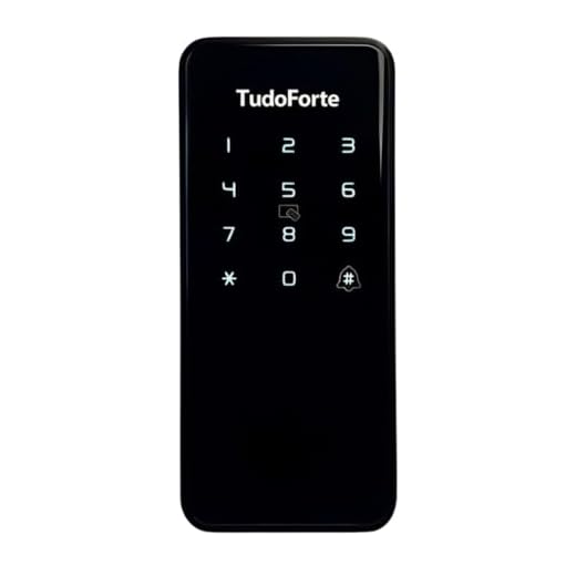 Tudo Forte - Fechadura Digital de Sobrepor Tudo Forte FDS-200 S Teclado Touch Screen Tags e Senha