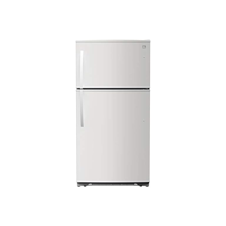 Kenmore 33" Top-Freezer Refrigerator with 21 Cubic Ft. Total Capacity, White