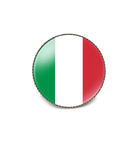 Image of World Most Countries Single Pin Brooch Badge United States USA America and Other Countries Cross Friendship Pin Badge for Men Women
