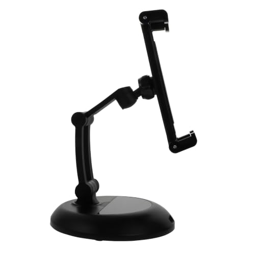 Soporte para tablet Hoement de Abs y metal: diseño robusto y ángulo ergonómico para mesa