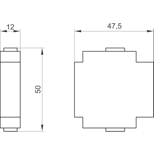 Neutro maniobra p fij front 63a p 3ld2 bloc robuste haute performance