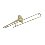 Adult Trombone Instrument Professional Bb Alto Trombone Lacquered Gold Brass B Key With Box Instrument Parts