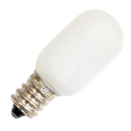マクサー電機 ナツメ球 T20 形 1W 口金 12mm (E12) 外装色 ホワイト 2個入 常夜灯 豆電球 ペンダントライト 提灯 小型の照明器具等に ガラスタイプ 白熱電球 LEDではございません