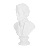 Détails réalistes : le buste est réalisé avec des détails réalistes qui capturent l’essence du musicien, ce qui en fait une pièce remarquable dans tout décor. statues de musiciens, figurines de bustes