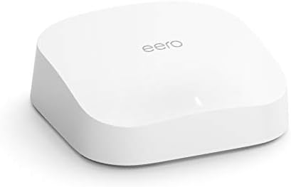 Amazon eero Pro 6 mesh Wi-Fi 6 router | Fast and reliable gigabit speeds | connect 75+ devices | Coverage up to 2,000 sq. ft. | 2020 release