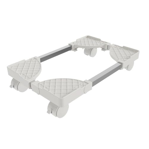 JUNCHENG1008 PCサポートスタンド フロアPCタワースタンドカート、可動式調節可能なCPUホルダー、キャスターホイール付き、PCライザーはほとんどのPCケースにフィットします(ホワイト)