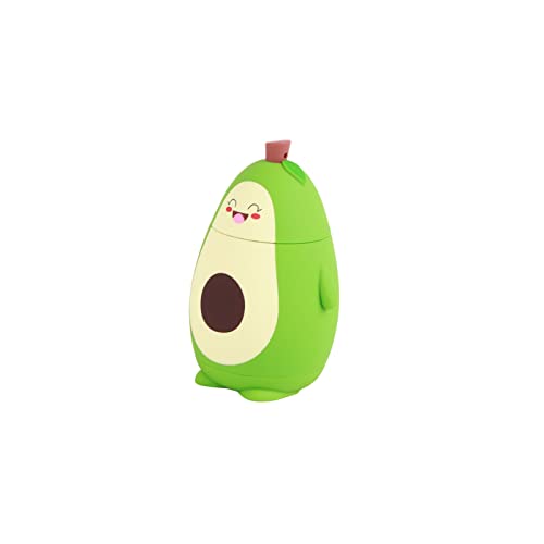 Bouteille d'eau avocat dessin animé mignon tasse en verre portable