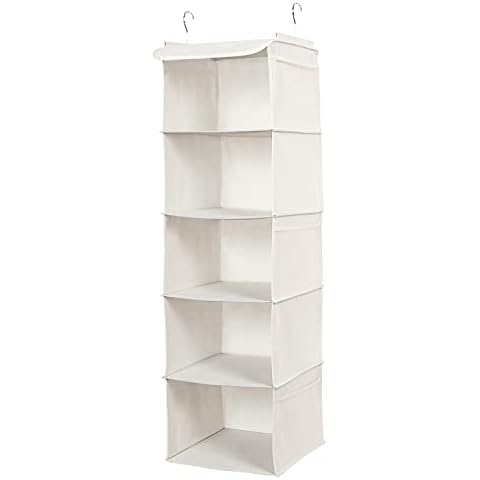 Organizador de Armario Colgante con 5 Compartimentos y 6 Bolsillos Laterales Cover