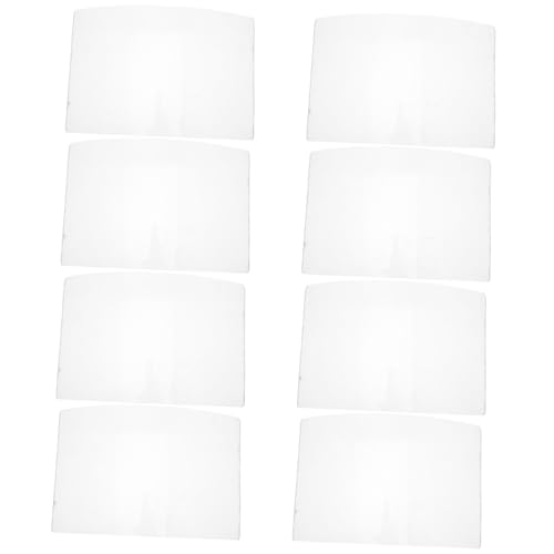 OKUMEYR 8pcs Sandblasting Hood Protective Lens Outdoor Protective Mask Lens for Sanding Grinding Versatile Cap Screen for Work Scenarios Lightweight for Comfort