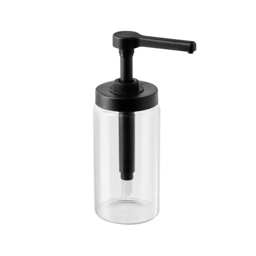 APS 93285 Dosierspender DISPENSA - Glas, 1 Liter, Ø 10 cm, H: 27 cm, Hubvolumen 15 ml