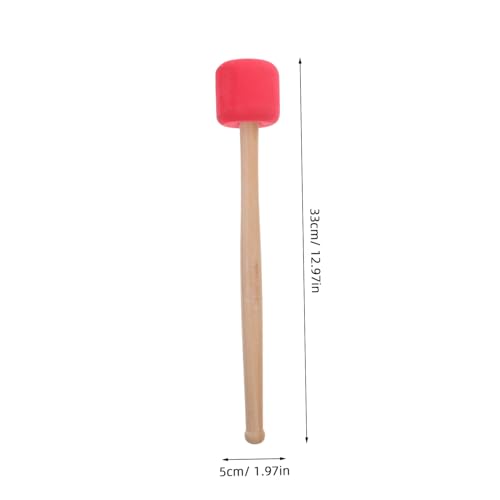 Baquetas de práctica ergonómicas para batería rojo miniatura 2