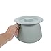 FOMIYES Chamber Pot Urinal with Lid 8.66 Inch Plastic Sputtoon for Home Hospital Bedside Use Easy to Clean