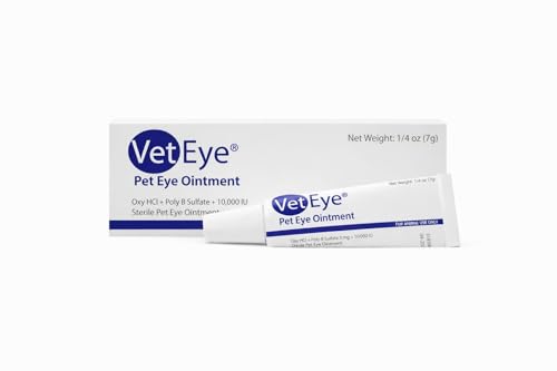 VetEye Cream Health for Dogs Cats Cattle Sheep Horse Bird 3.5 Gr. 1 Tube