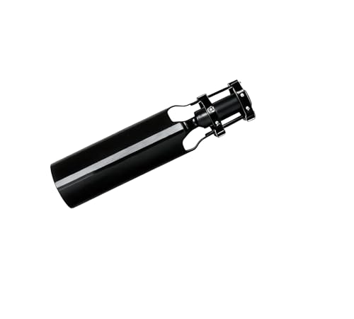 JIUKAIRUI Cyclone 2X Leaf Blower Attachment Air Booster for Gutters Dirt Nozzle Extension Black