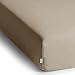 DecoKing Fitted Sheet Super Emperor 100% Combed Cotton Soft Jersey Bed Sheet 200x220-220x240 cm Cappuccino Amber