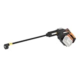 Worx WG630E.9 Akku Hochdruckreiniger Hydroshot 20V – Mobiler Hochdruckreiniger inkl. 6M Schlauch, Verlängerung für Lanze, Flaschenadapte, Schnellverbinder - ohne Akku und Ladegerät