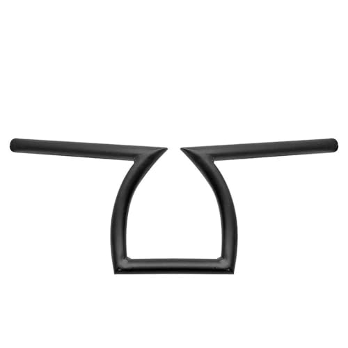 Manillar para motocicleta de 22 mm 7/8 y 25 mm Z bar drag retro negro cronado