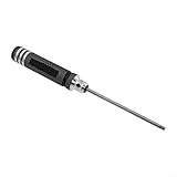 Juego de destornilladores hexagonales de 0,9-3,0 mm para acero HSS para modelos RC, 7 piezas 0,9/1,27/1,3/1,5/2,0/2,5/3,0 mm con mango de aluminio antideslizante, 173 mm de largo para Preci(3,0 mm)