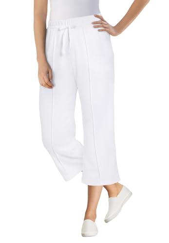 Woman Within Plus Size Easy Going Knit Capri