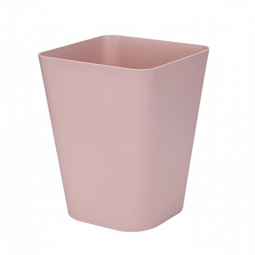 Sinoba Papierkorb 6102 Mülleimer Abfalleimer Papiereimer Kunststoff ideal für Kinderzimmer Büro Küche Höhe 29 cm 12L (Rosa)