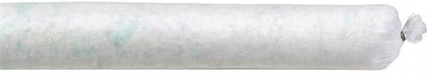 Sorbents, 8 gal, 3 in x 48 in, Oil, White, Polyester, Mfr: WSO410-A