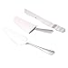 Enbar Cake Knife and Server Set Wedding Stainless Steel Cake Cutting Set For Wedding Include Cake Cutter And Cake Perfect For Wedding, Birthday, Parties and Events