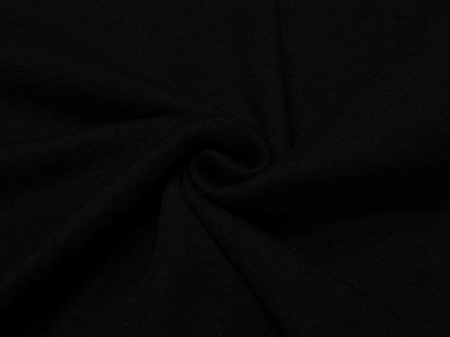 Cegerne Camiseta de Hombre Cuello Alto Elástica y Ajustada de Manga Larga Suéter Térmico Básico Slim Fit Color Sólido, Negro, S