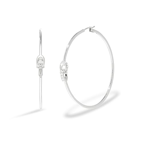 COACH Women's Signature C Hoop Earrings