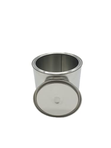 Barattoli in latta vuota per vernici e solventi con coperchio in varie misure (2 Lt.)