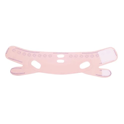 Chin Strap for Sleeping Double Layer V-Face Lifting Strap for Day Night Facial Slimming Firming Contouring Compression