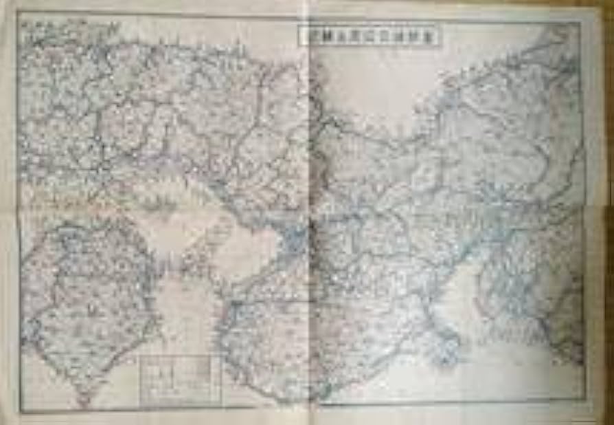古地図　Harrods Amazon.co.jp: f23072011〇古地図 近畿周辺交通詳図 三和出版
