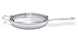 360 Stainless Steel Cookware 11.5 Inch Fry Pan, American Made, Induction Cookware, Dishwasher Safe, Oven Safe, Professional Grade.